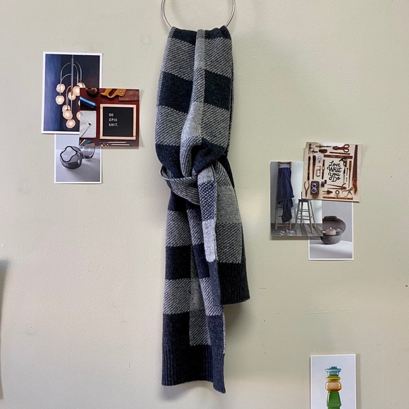 Gap Mens Winter 100% Wool Scarf - Picture 3 of 8